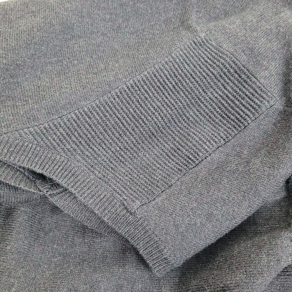 Marc Anthony Deep Purple Cashmere Cotton Blend V Neck Soft Cozy Mens Sweater XL - Picture 9 of 9